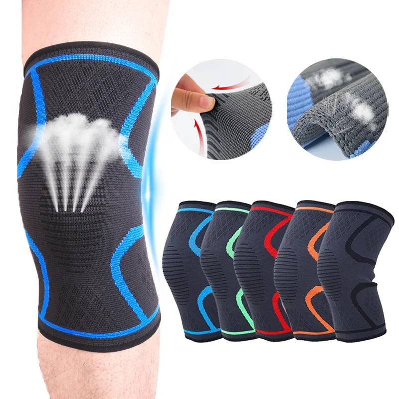 Genouillère de Compression Professionnelle - Maintien et Protection Articulaires pour Sportifs
